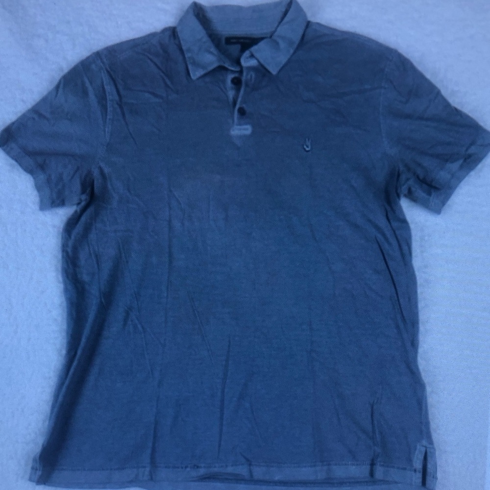 John Varvatos Gray Polo Shirt